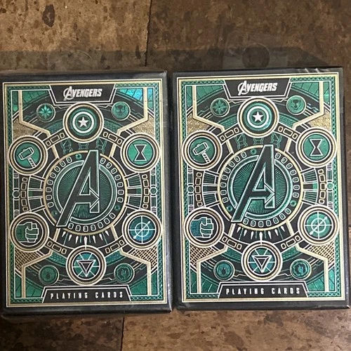 Theory 11 Avengers Playing Cards (Green Ed) SW New