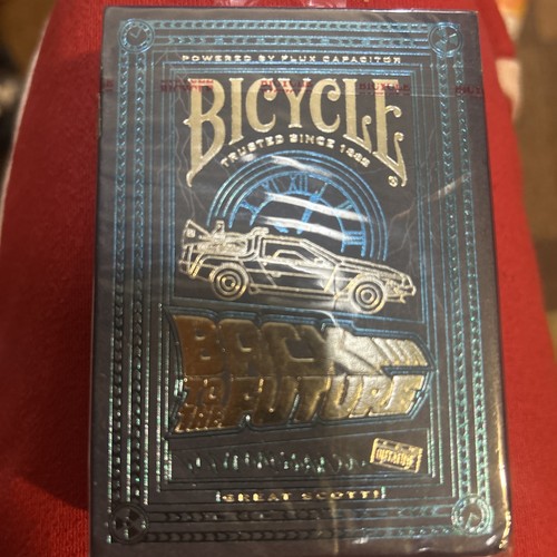 Back to the Future Bicycle Playing Cards Poker Size Deck Limited