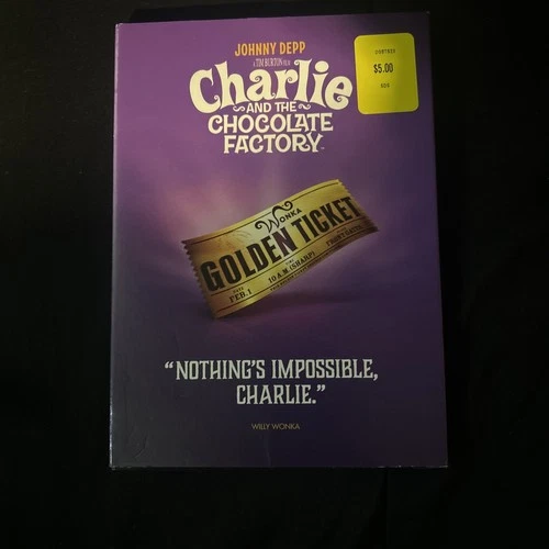 Charlie and the Chocolate Factory (DVD, 2005)