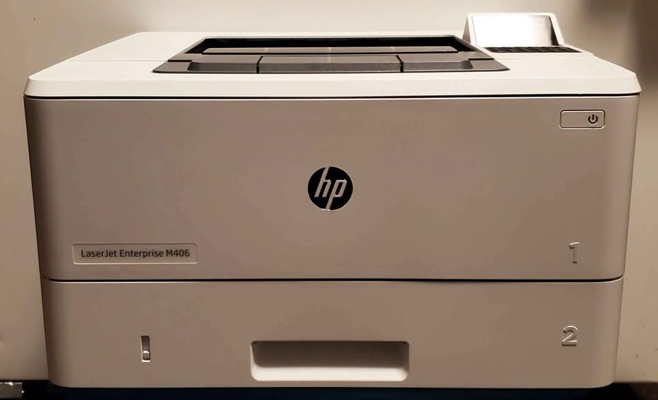 HP LASERJET M406 PRINTER WITH TONER ( Used- Like New) - photo 3