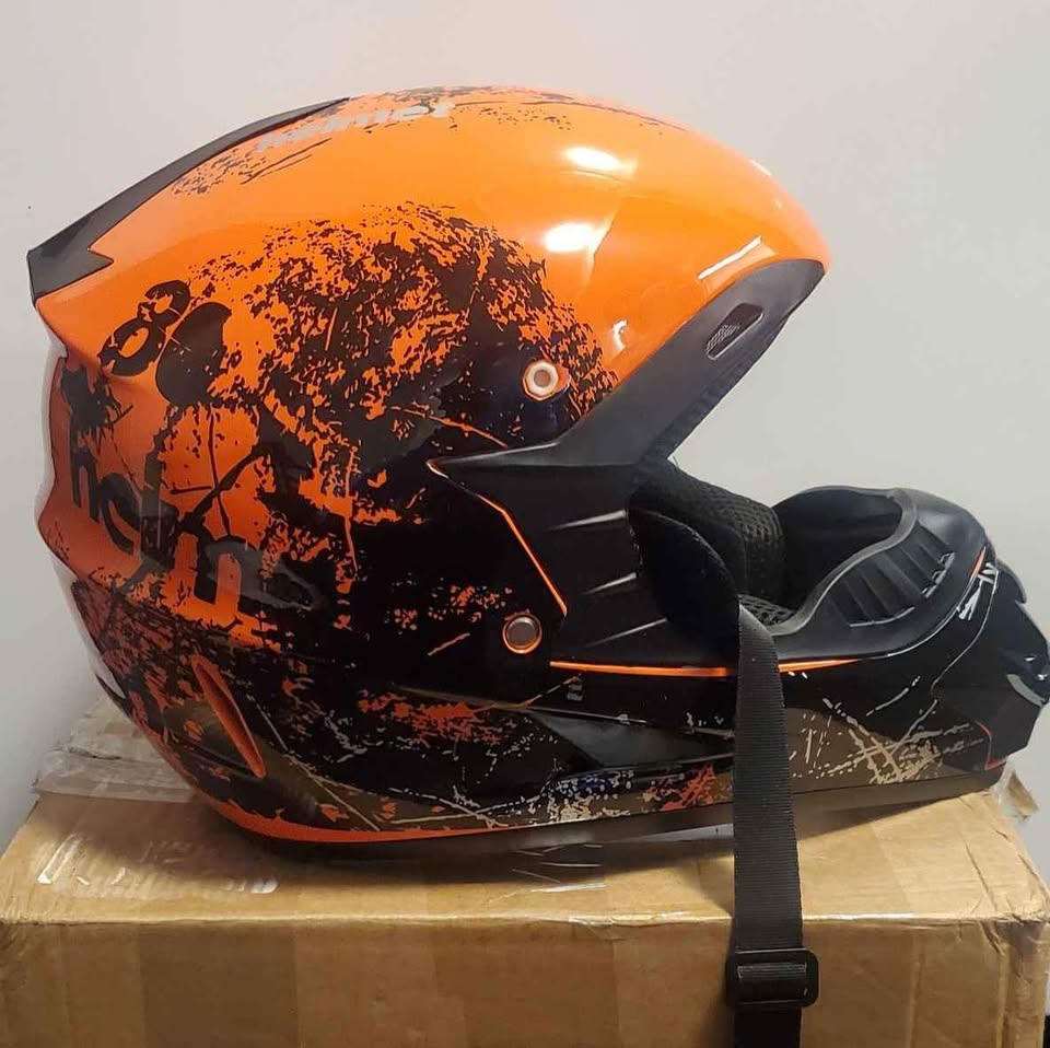 Youth Off-Road Motorcycle Helmet (Size: L) - photo 2