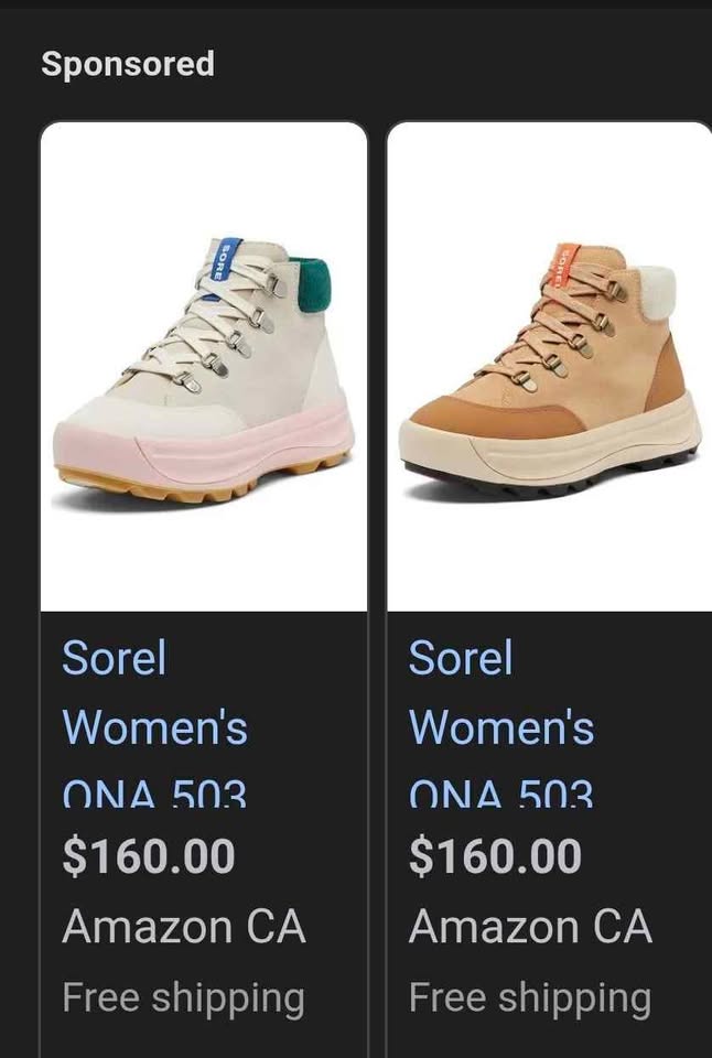 NEW Sorel Women's ONA 503 Hiker Shoes - Natural, Vintage Pink - photo 2