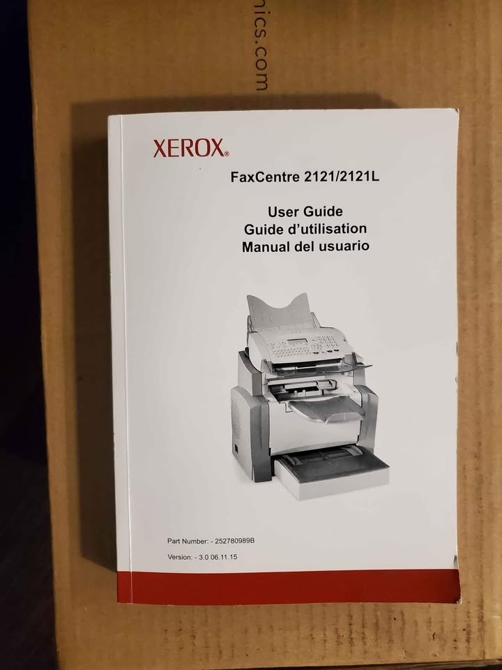 XEROX FAXCENTER 2121 - photo 5