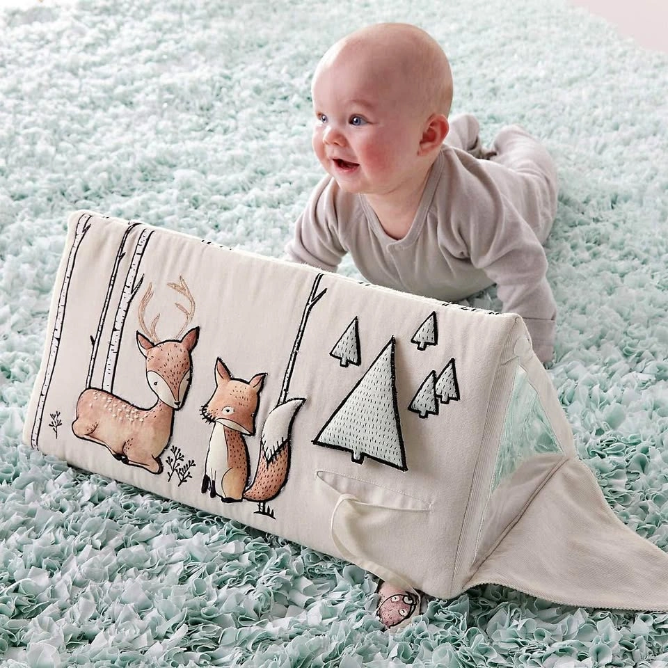 Crate & Kids Baby Tummy Time Pillow Play Mat