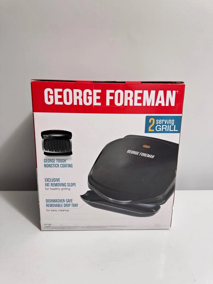George Foreman 2-Serving Electric Grill - Xmas Gift