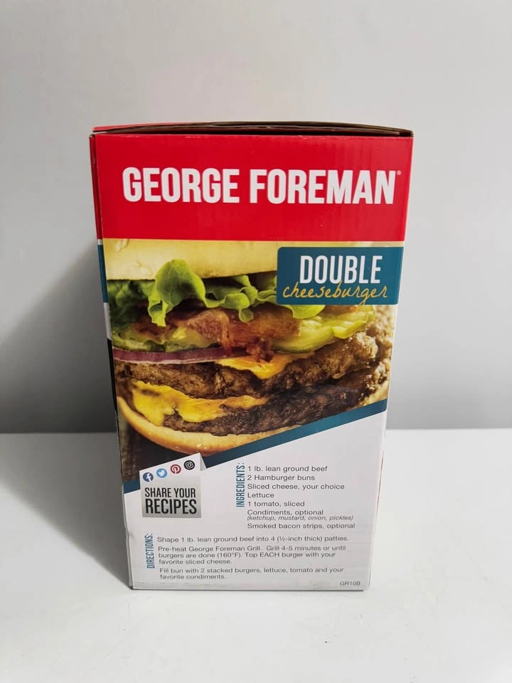 George Foreman 2-Serving Electric Grill - Xmas Gift - photo 4