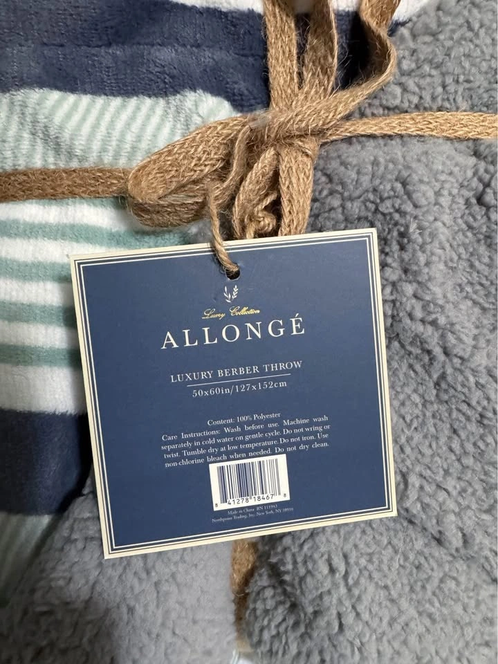 ALLONGÉ Luxury Sherpa Berber Throw Blanket 50x60 - photo 3