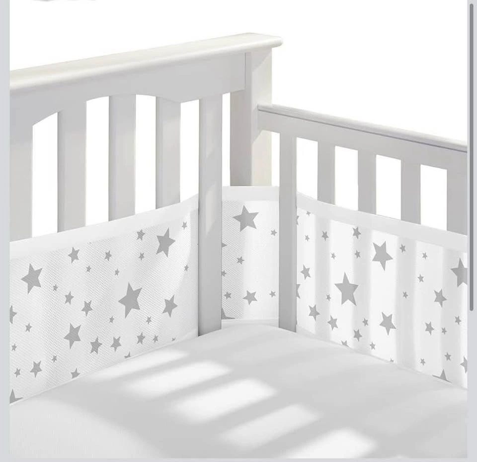 BreathableBaby Mesh Crib Liner - Starlight Style (New) - photo 3