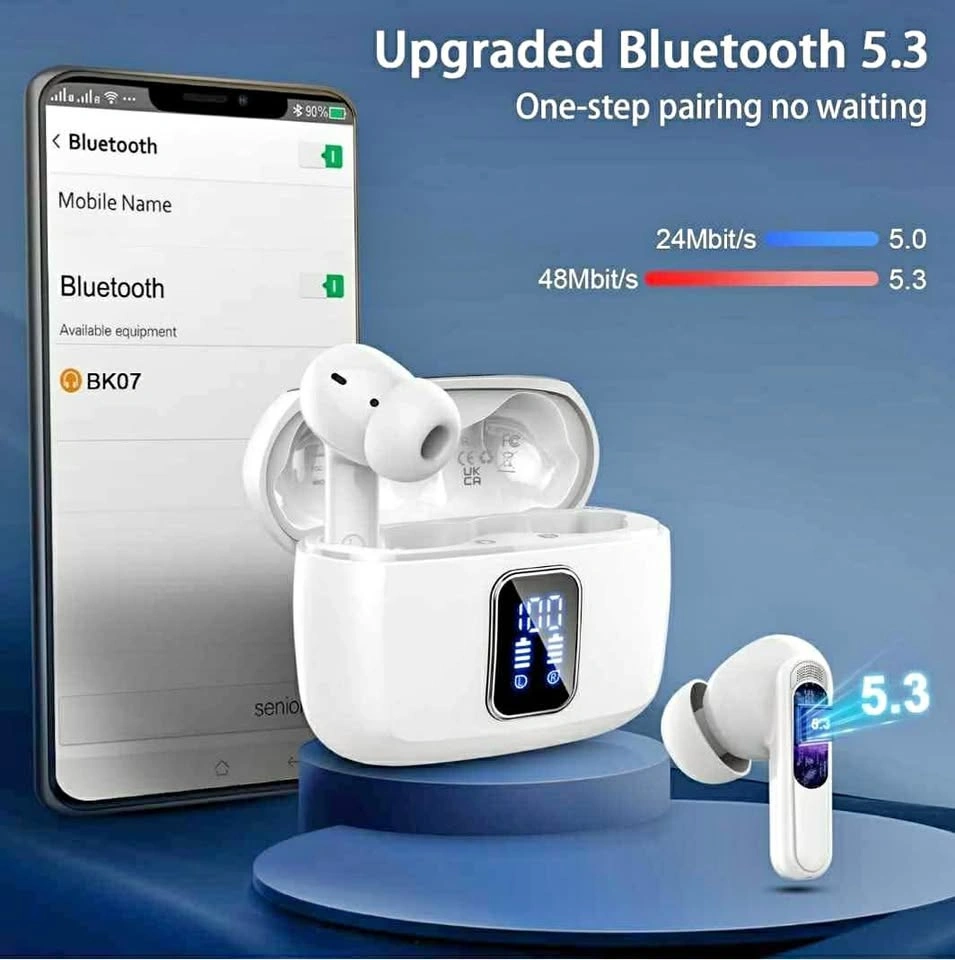 NEW Wireless Earbuds, Bluetooth 5.3 HiFi Stereo