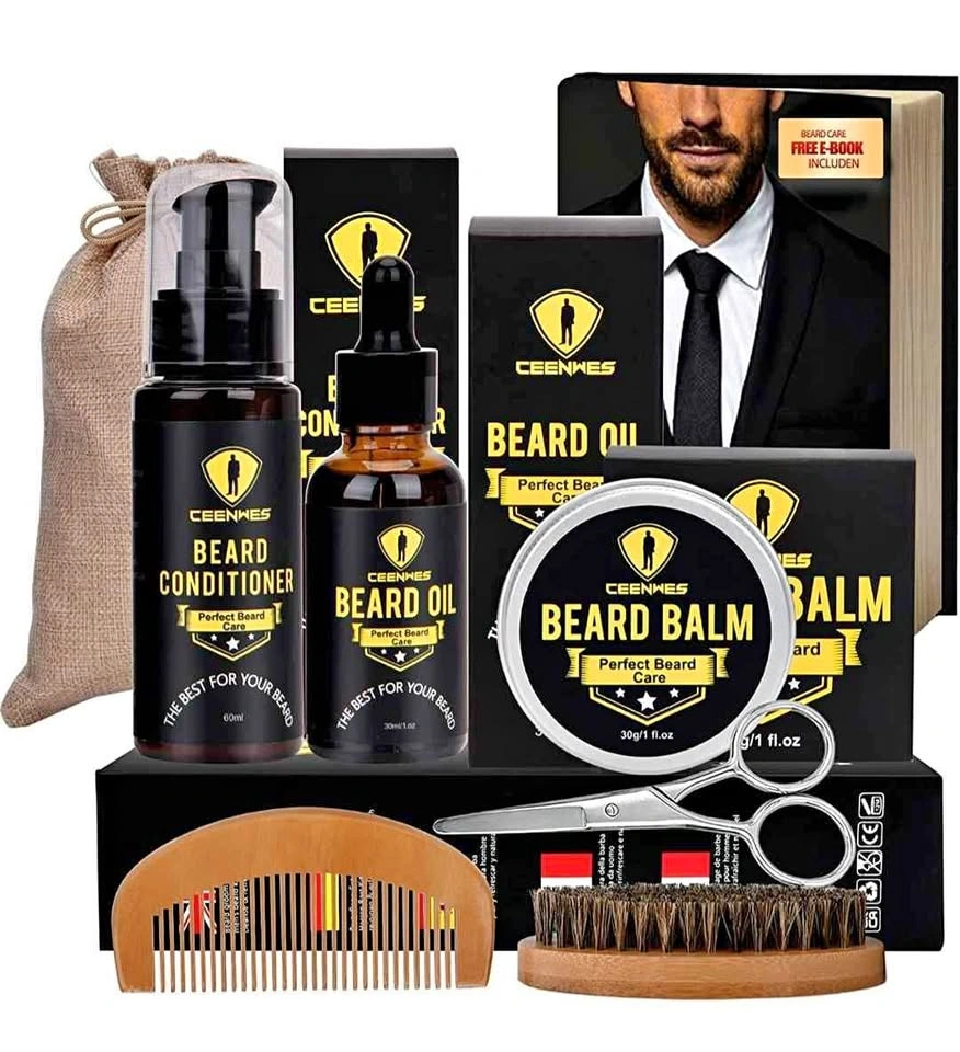 NEW Ceenwes Beard Grooming Kit