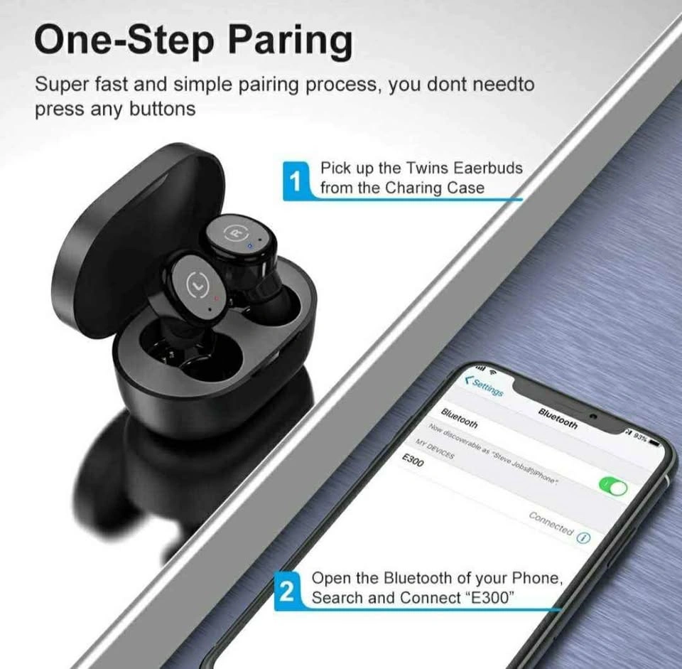 NEW Ankbit Wireless Earbuds Noise Cancelling Bluetooth Earbuds - photo 5