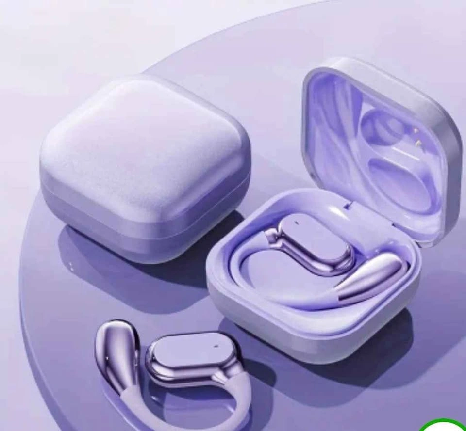 Butterfly Earbud Clips & Purple Bluetooth Earbuds - photo 2