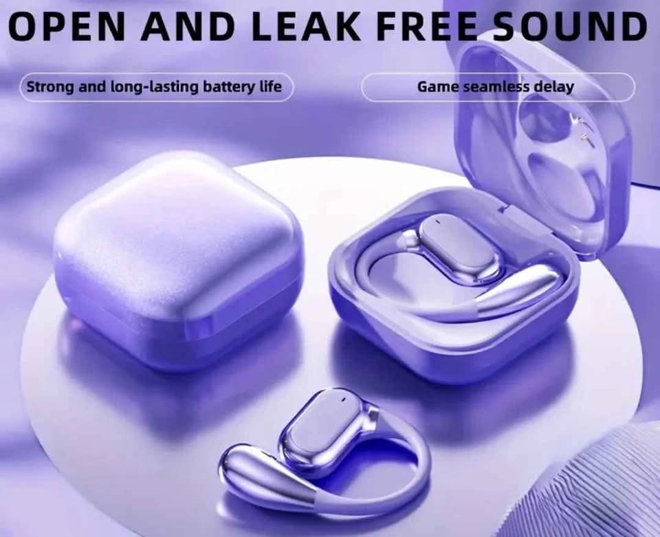 Butterfly Earbud Clips & Purple Bluetooth Earbuds - photo 3