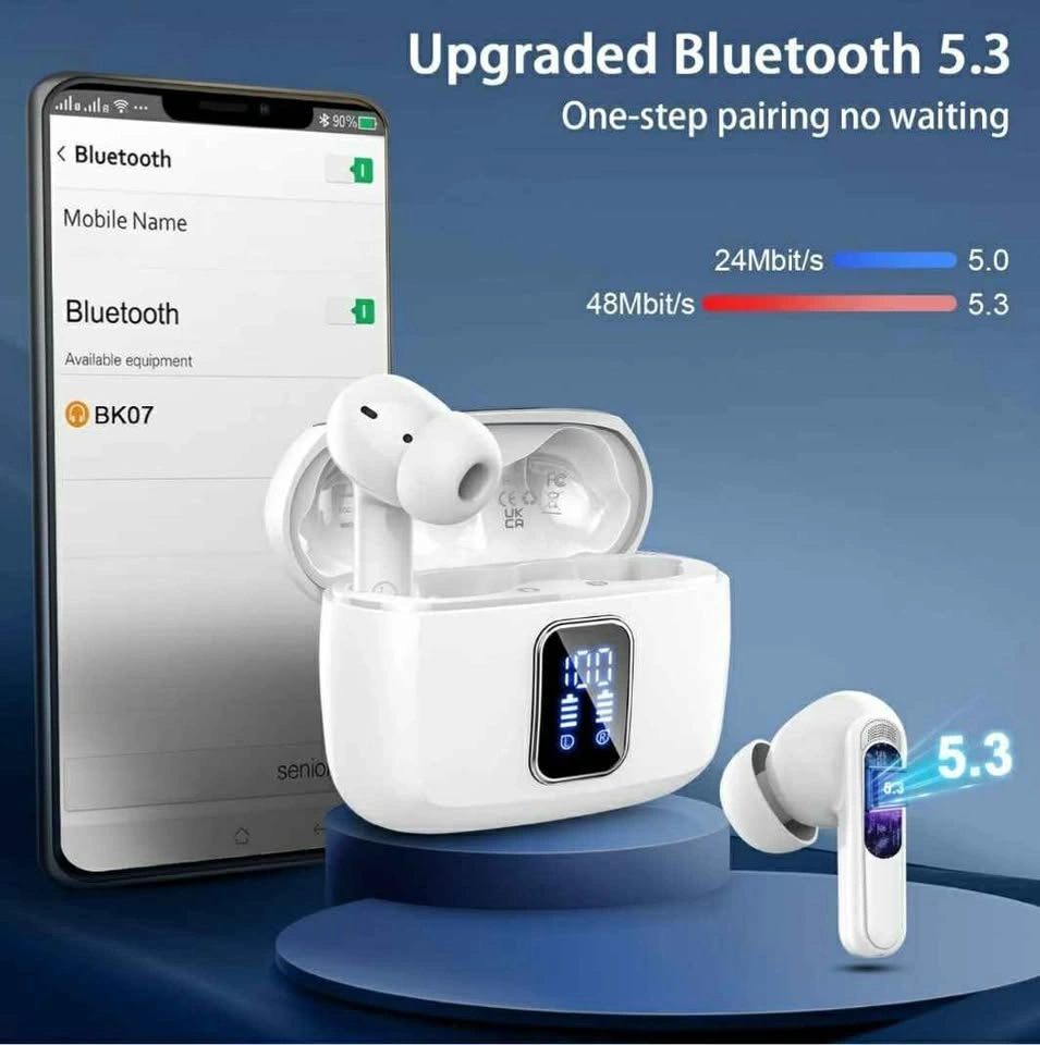 NEW Wireless Earbuds Bluetooth 5.3 HiFi Stereo - photo 5