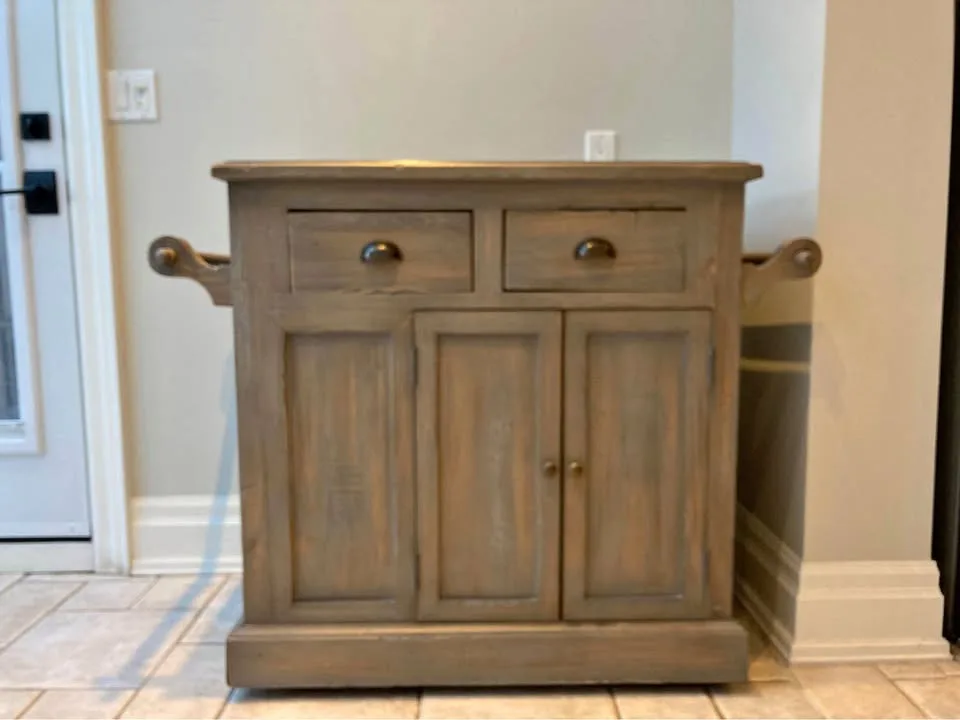 Bar cabinet and wine rack thumbnail