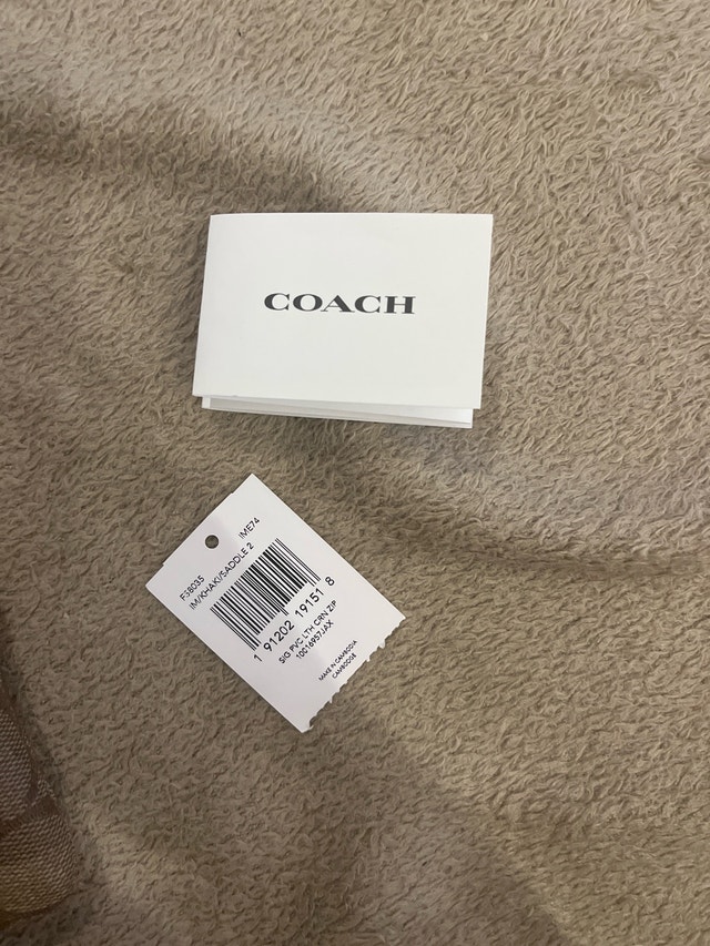 Coach Signature Canvas Long Zip Around Wallet - photo 2