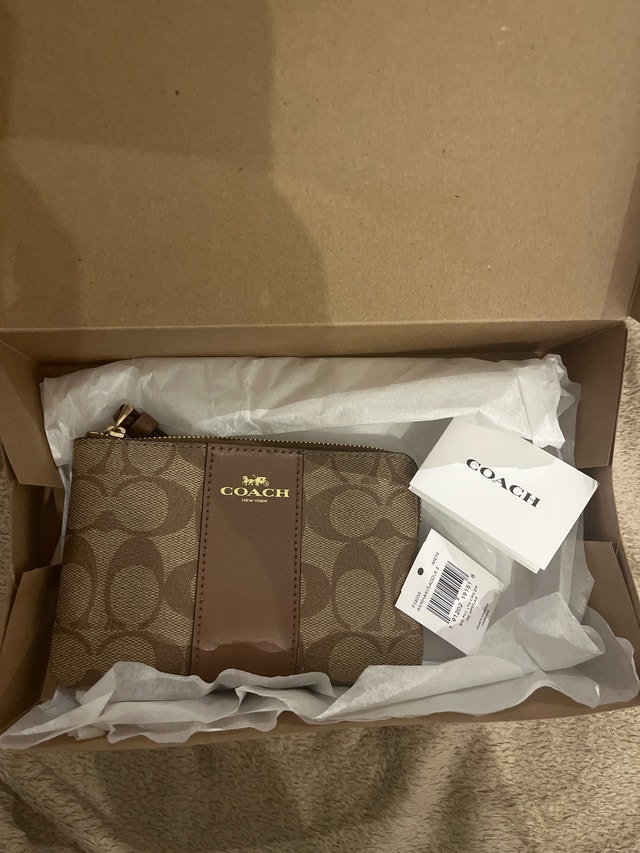 Coach Signature Canvas Long Zip Around Wallet - photo 3