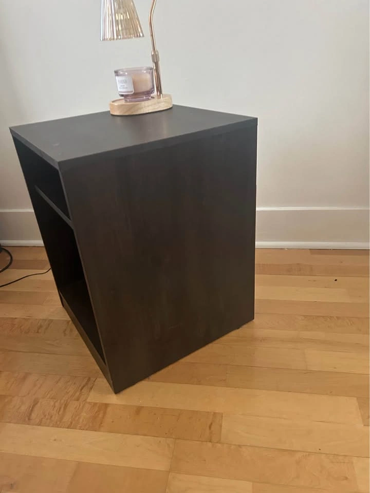 Black Cube Nightstand - photo 3