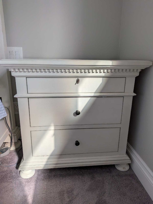 RH St James 32 Nightstand in Antique White