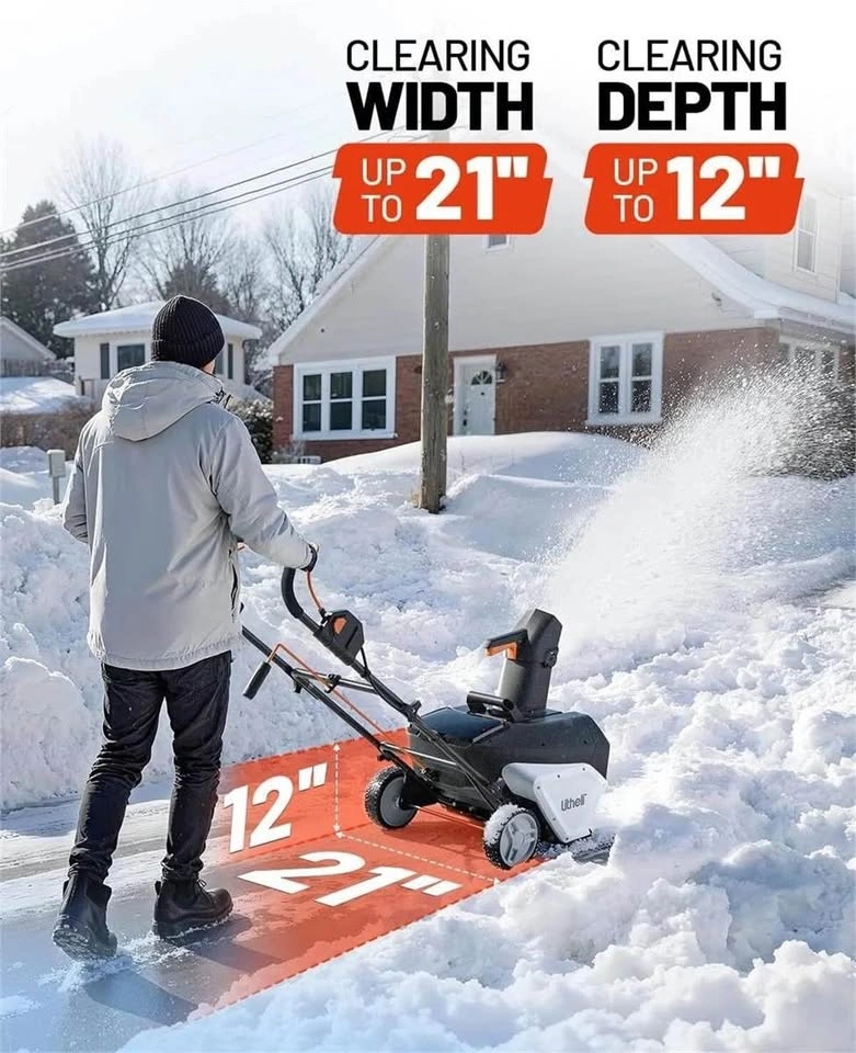 Litheli 20V Cordless Snow Blower - 20" - photo 2