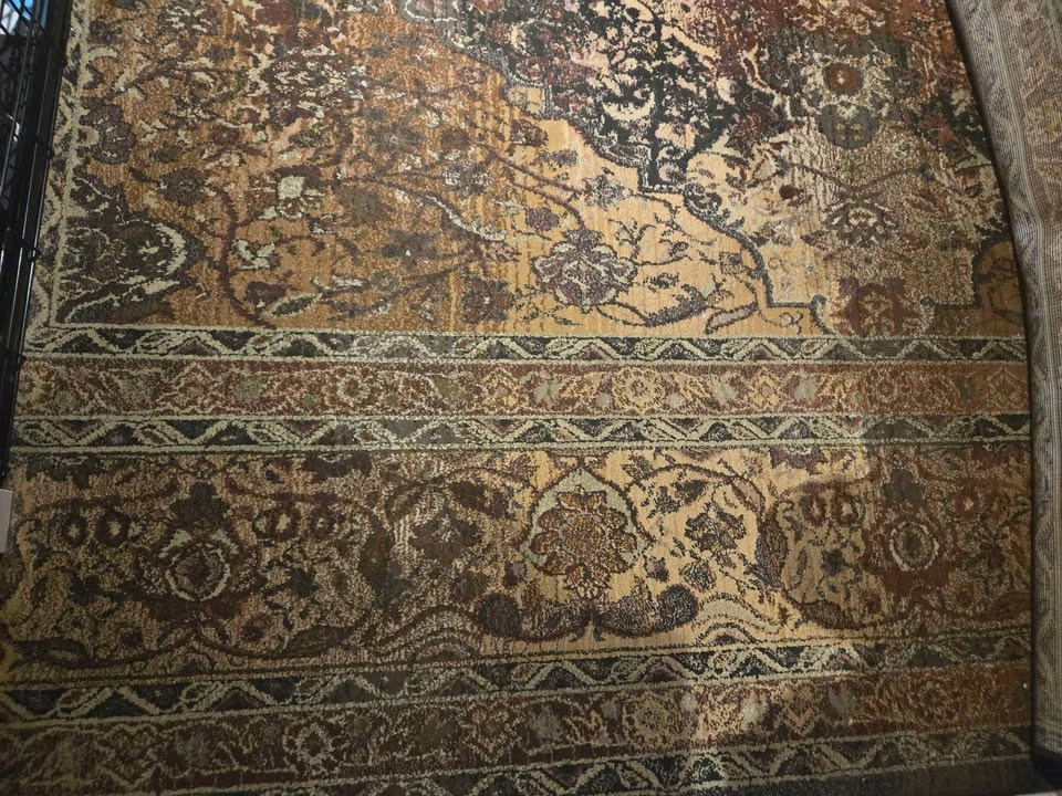 Distressed Brown Beige Area Rug - photo 2