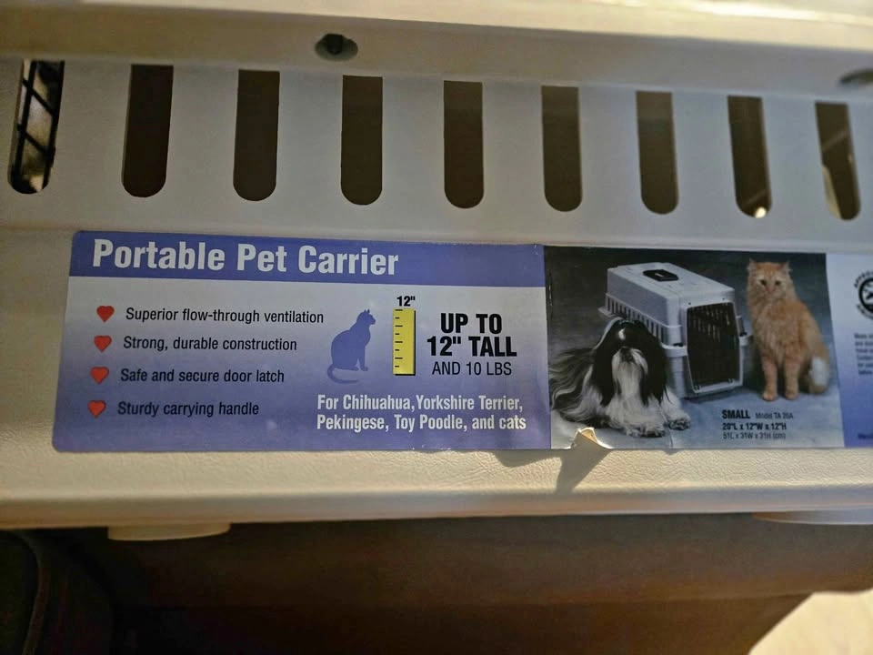 Portable Pet Carrier Small for Cats or Dogs