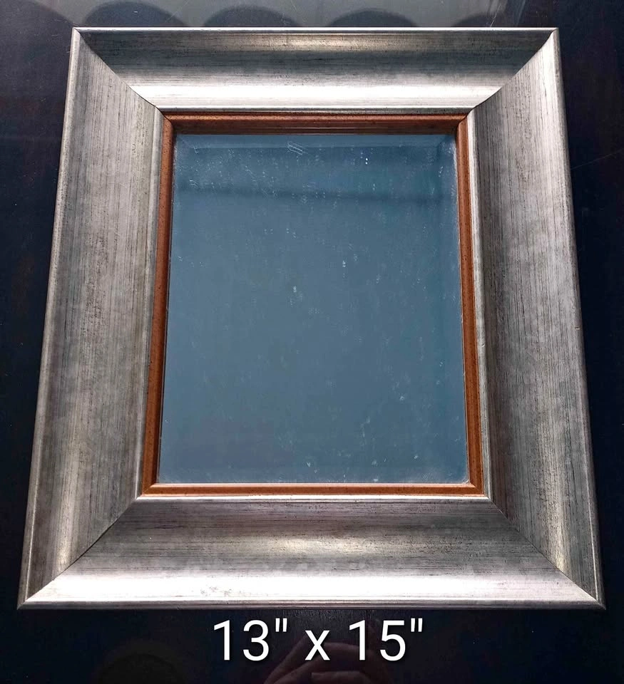 Vintage Brass Mirror