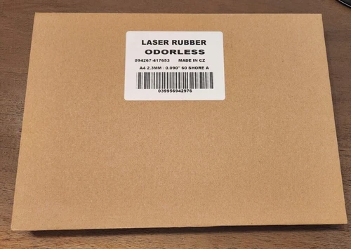Laser Engraving Rubber Sheets for Stamps (10 Sheets) - photo 4