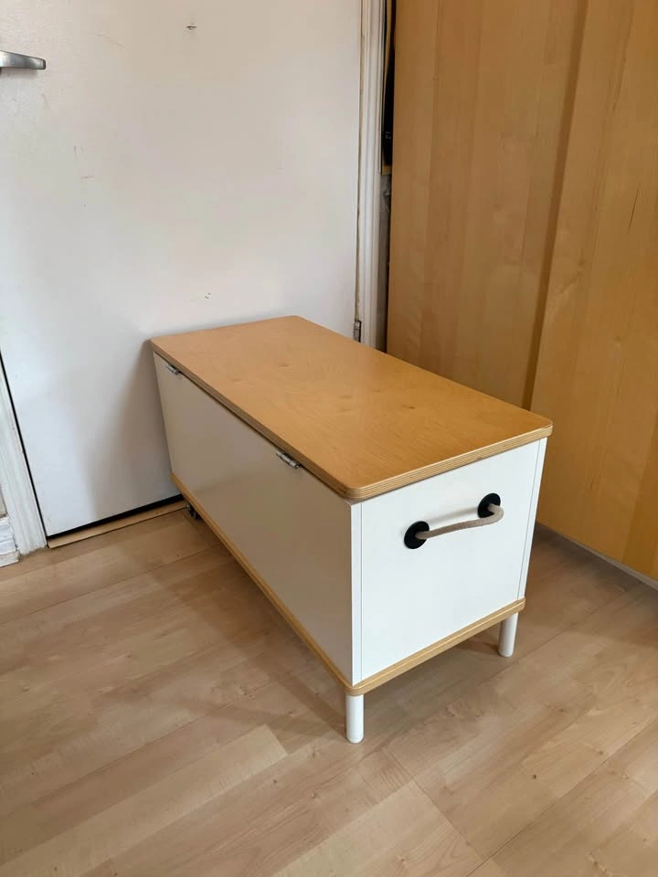 Seats and storage chest with plywood top & bottom - photo 2