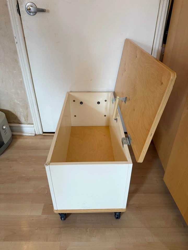 Seats and storage chest with plywood top & bottom - photo 3
