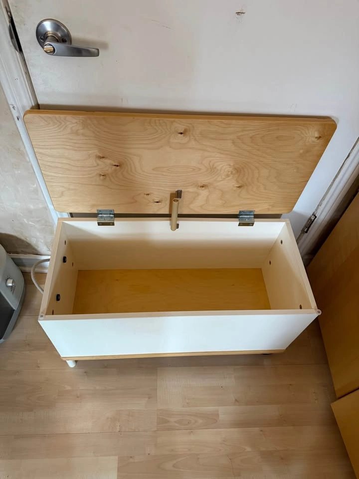 Seats and storage chest with plywood top & bottom - photo 4