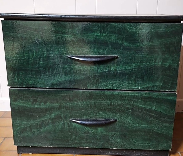 Dresser with Mirror and Nightstands - photo 4