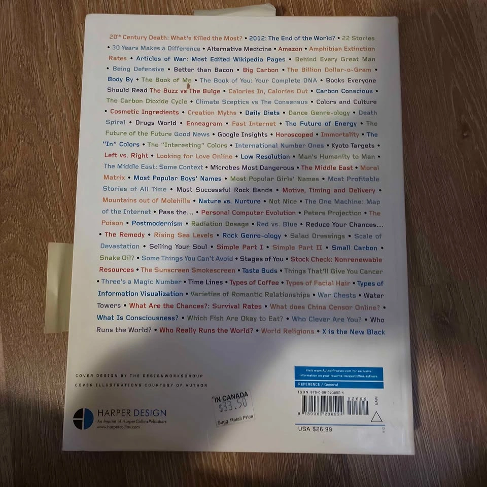 David McCandless Books: Knowledge Is Beautiful & Visual Miscella - photo 4