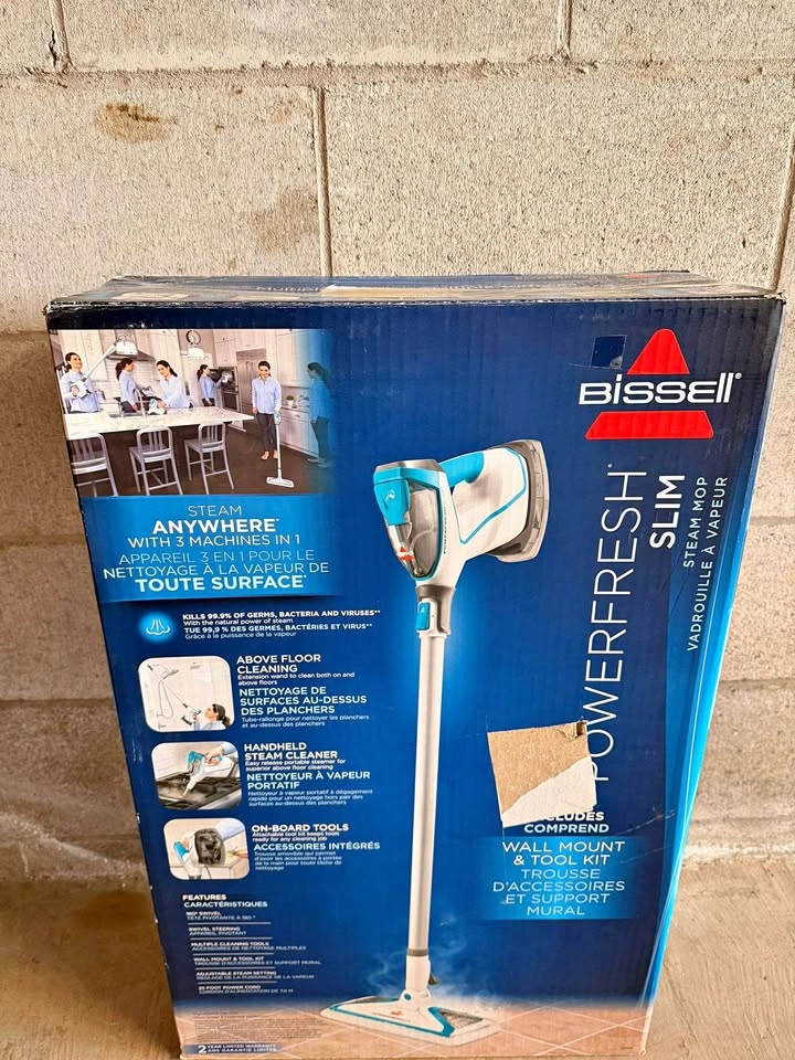 Bissell PowerFresh Slim Steam Mop New in Box