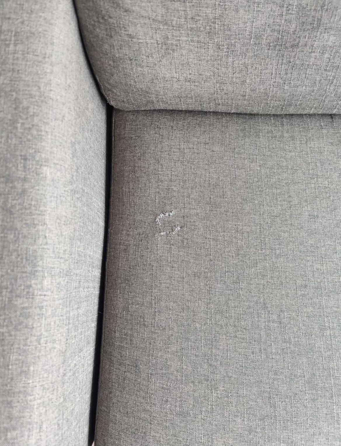 Grey Sofa - 74 inch 3 seater - photo 3