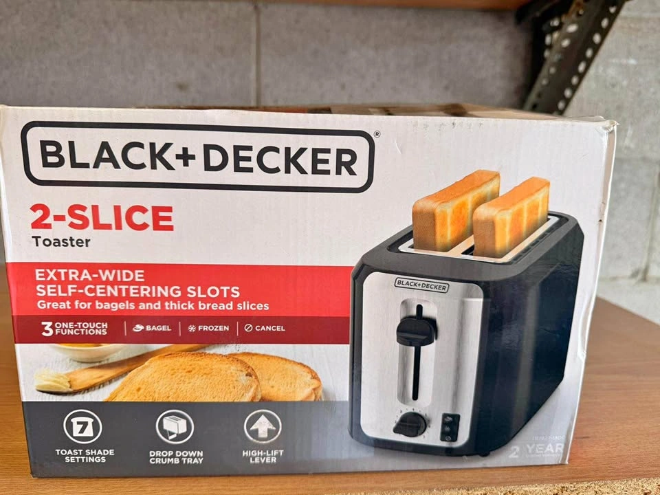 BLACK+DECKER 2-Slice Toaster New in Box