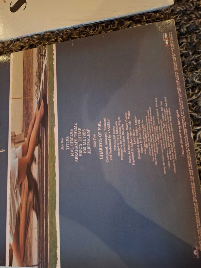 Vangelis Chariots of Fire Vinyl LP - Original Soundtrack - photo 2