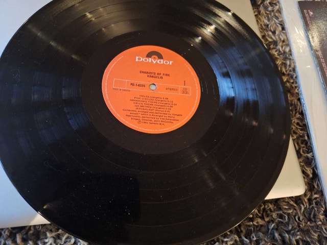 Vangelis Chariots of Fire Vinyl LP - Original Soundtrack - photo 4