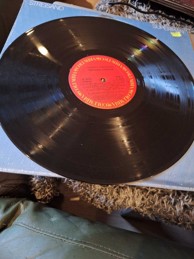 Barbra Streisand Superman Vinyl Record - Columbia JC 34830