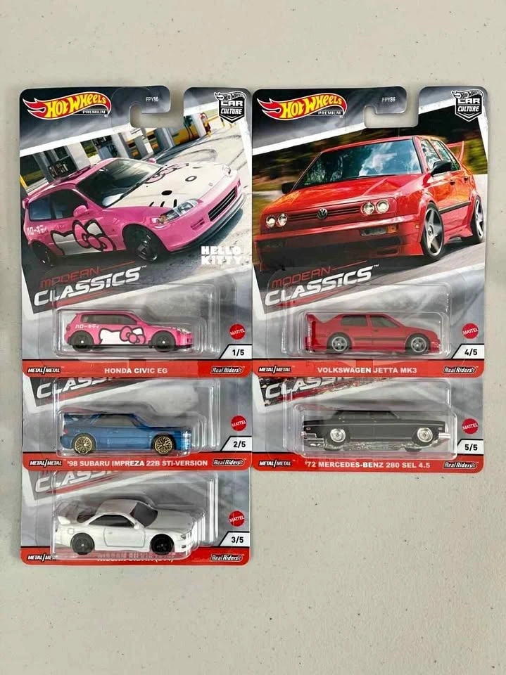 Hot Wheels Premium 2020 Modern Classics Full Set