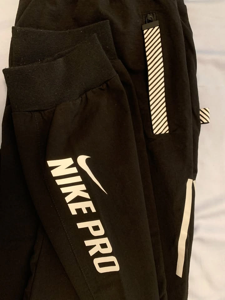 Nike Pro Men's Black Sports Track Pants 2XL - photo 2