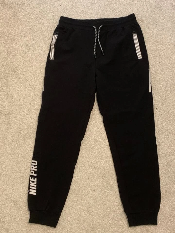 Nike Pro Men's Black Sports Track Pants 2XL - photo 3