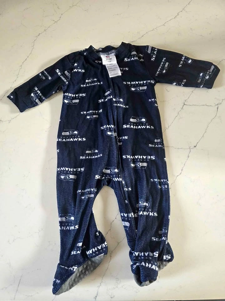 Seattle Seahawks Baby Sleeper (3-6 Months)