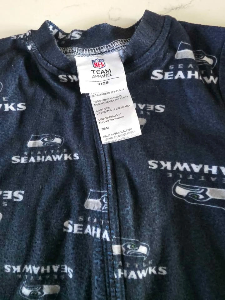 Seattle Seahawks Baby Sleeper (3-6 Months) - photo 2