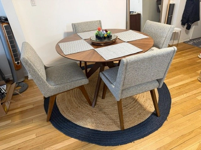Modern Dining Set - Table & 4 Chairs - Orig $1325 - photo 3