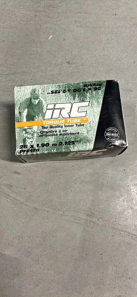 Vintage IRC Torque Tube - 26” x 1.90-2.125 (Presta Valve) - NOS
