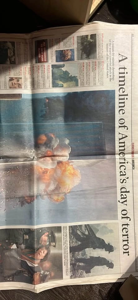 Rare 9/11 Vancouver Sun Newspaper - Sept 12, 2001 - photo 3