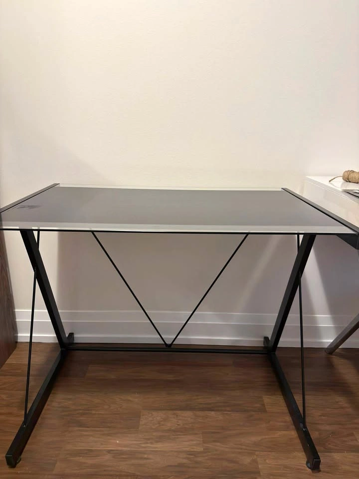 Glass Top Work Desk