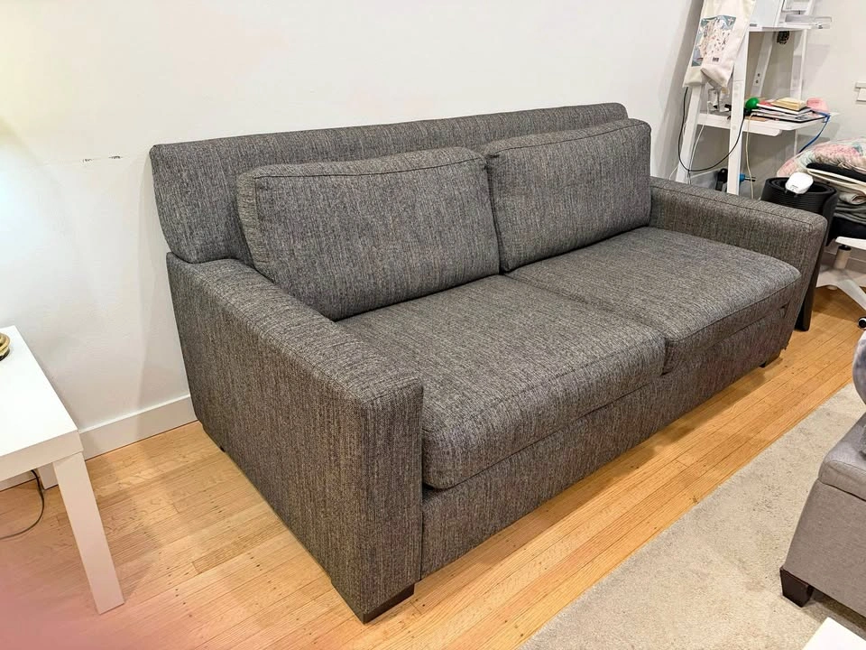 Moving sale - comfortable grey couch/loveseat