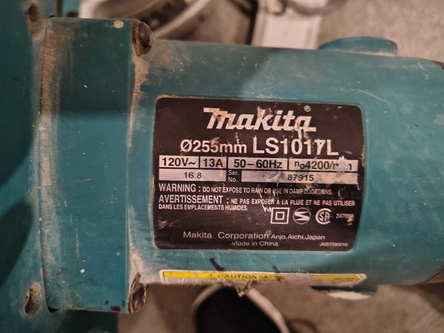 Makita LS1017L 10" Sliding Dual Bevel Miter Saw